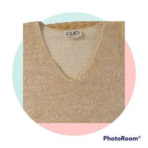 Clio  gold sweater size med
